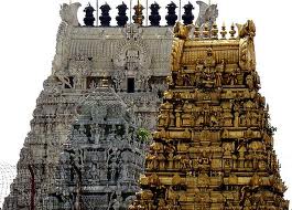 Temple Gopuram - Kamakshi Temple, Kanchipuram